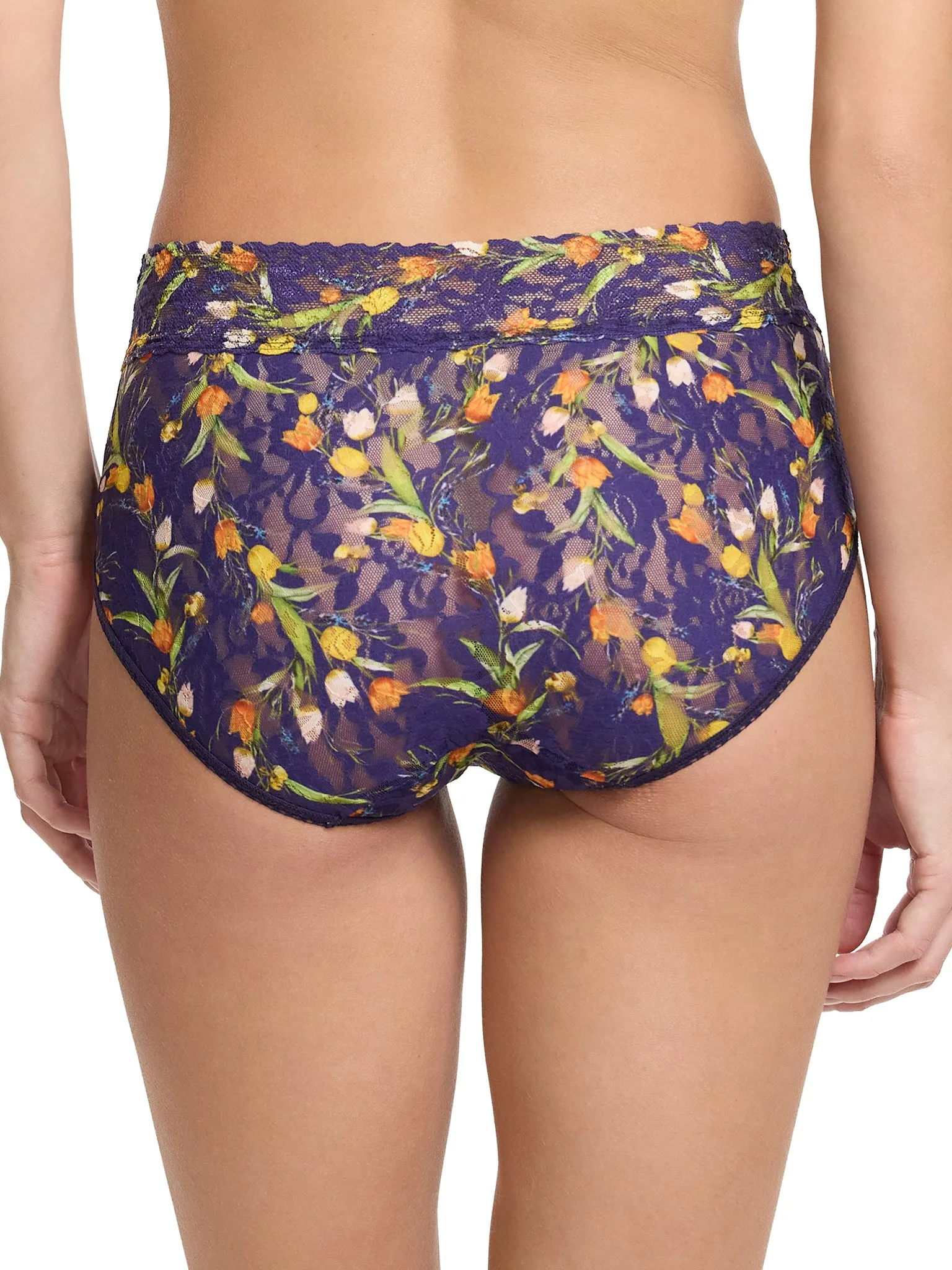 Printed Signature Lace French Brief Central Park Sale