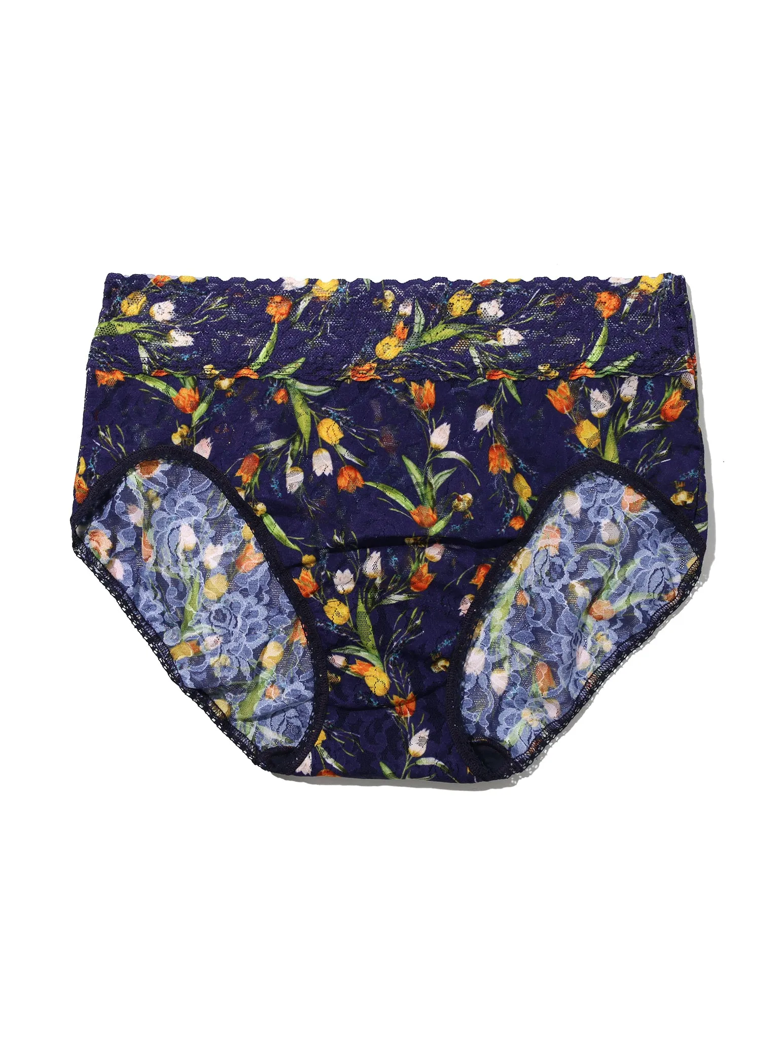 Printed Signature Lace French Brief Central Park Sale