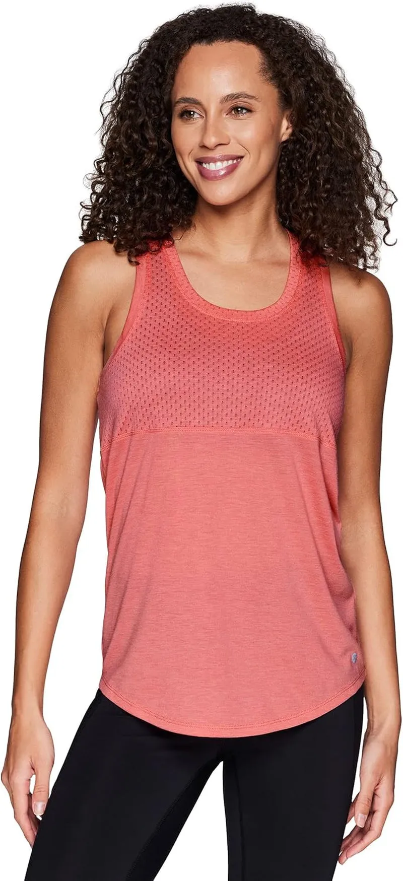 RBX ACTIVE Women's Sleeveless Athletic Workout Yoga Tank Top with Mesh Ventilation
