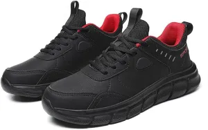 Running Sneakers Men's Casual Shoe Non Slip Walking Leather Fashion saport Comfortable Gym Workout Athletic Lightweight Cushioning Big Size