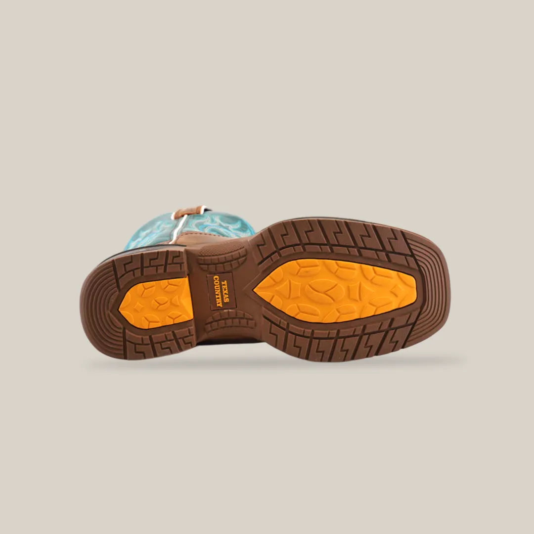 Rustic Turquoise Brown - Waterproof - Soft Toe