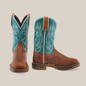 Rustic Turquoise Brown - Waterproof - Soft Toe