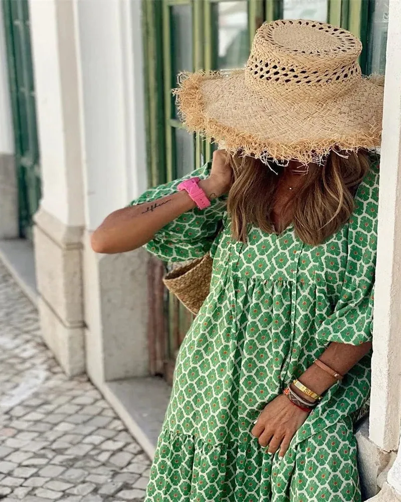 Sandy Long Dress: Effortlessly Stylish and Comfortably Chic