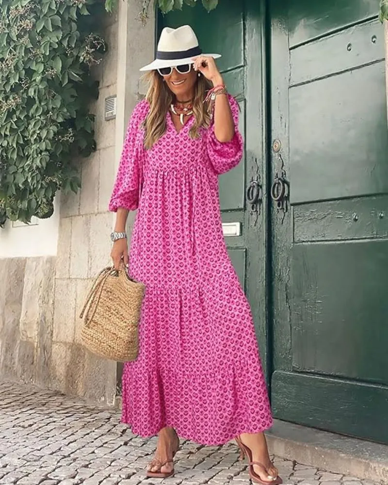 Sandy Long Dress: Effortlessly Stylish and Comfortably Chic
