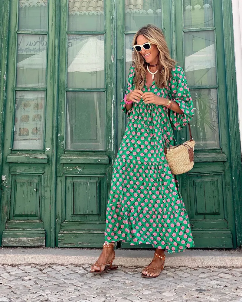 Sandy Long Dress: Effortlessly Stylish and Comfortably Chic