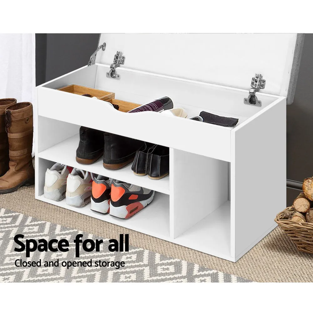 Shoe Cabinet Bench Organiser Storage Rack Shelf Cupboard Box