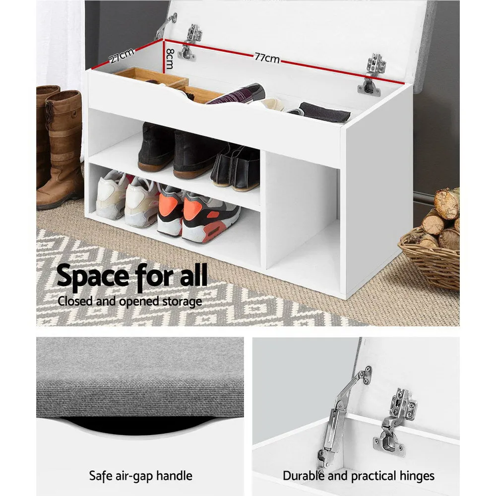 Shoe Cabinet Bench Organiser Storage Rack Shelf Cupboard Box