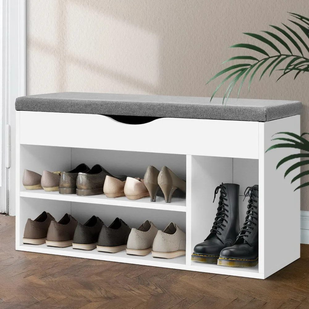 Shoe Cabinet Bench Organiser Storage Rack Shelf Cupboard Box