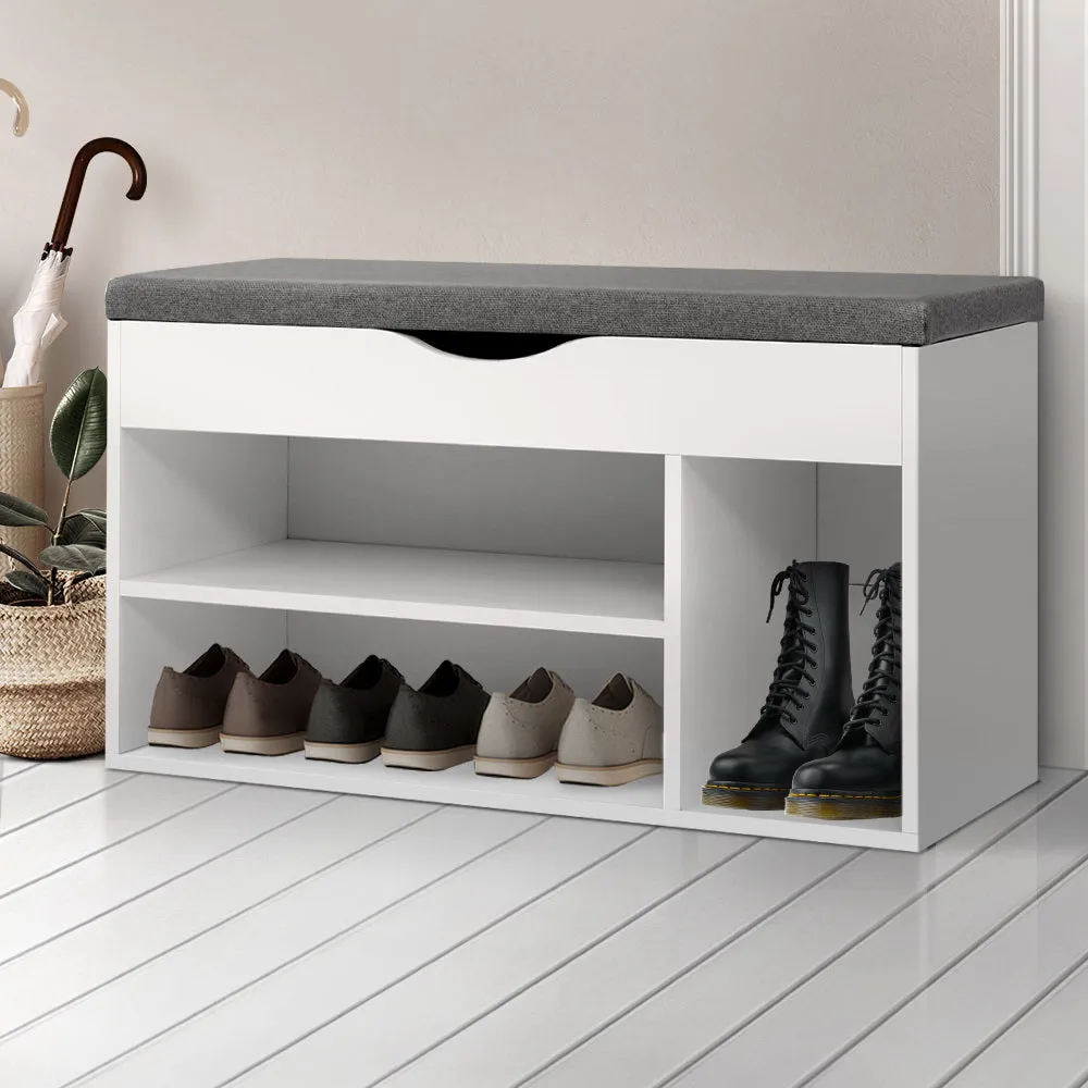 Shoe Cabinet Bench Organiser Storage Rack Shelf Cupboard Box