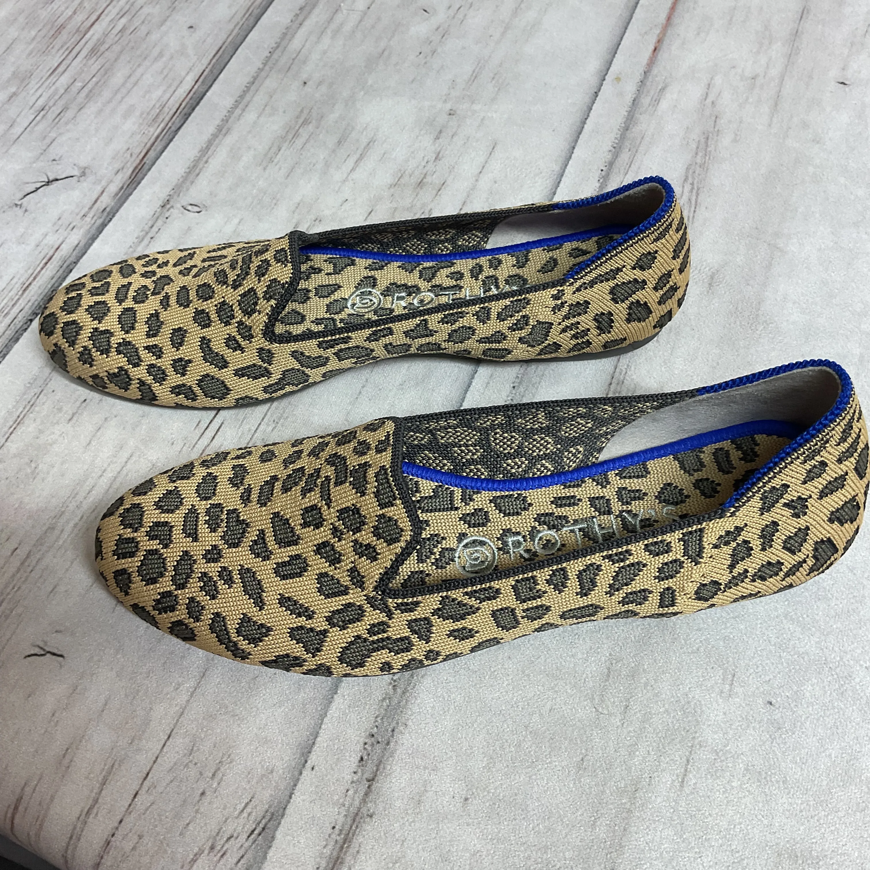 Shoes Flats By Rothys In Animal Print, Size:8