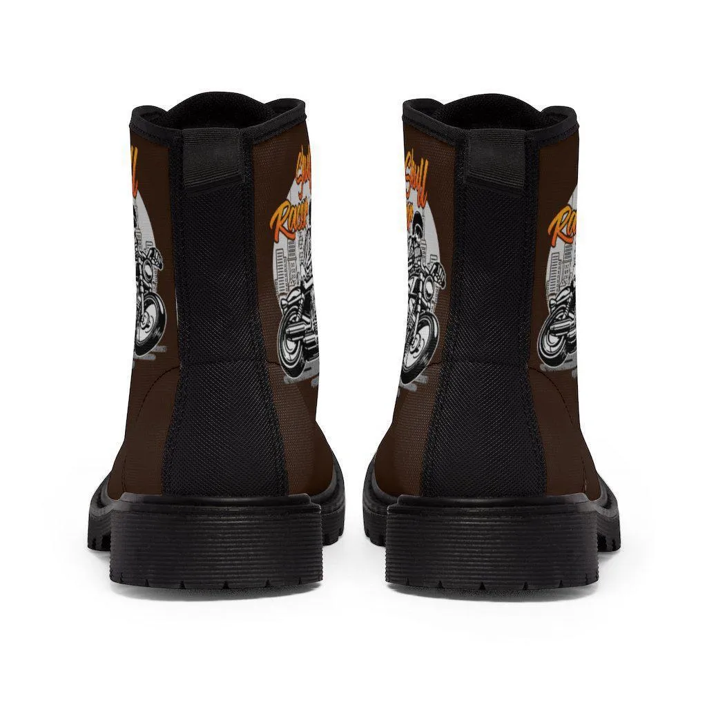 Skull Biker Boots