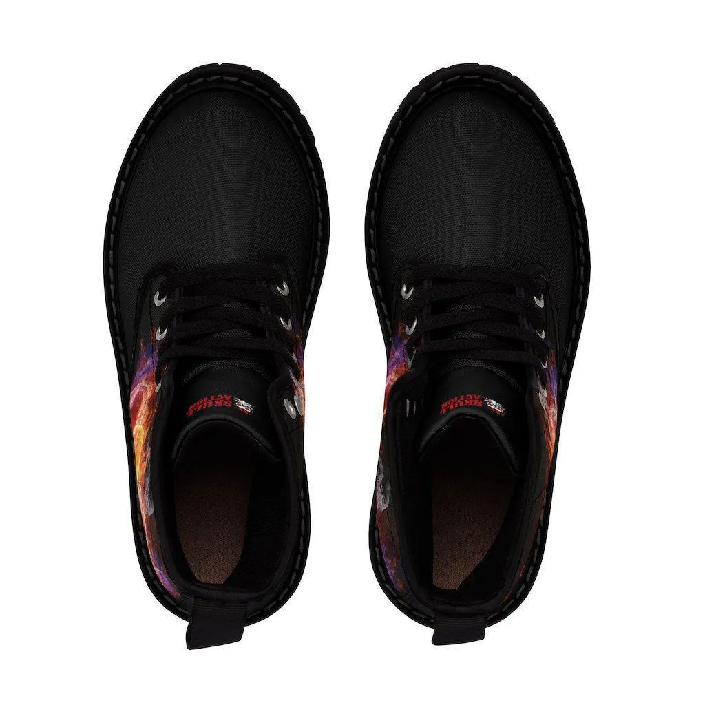 Skull Fire Boots