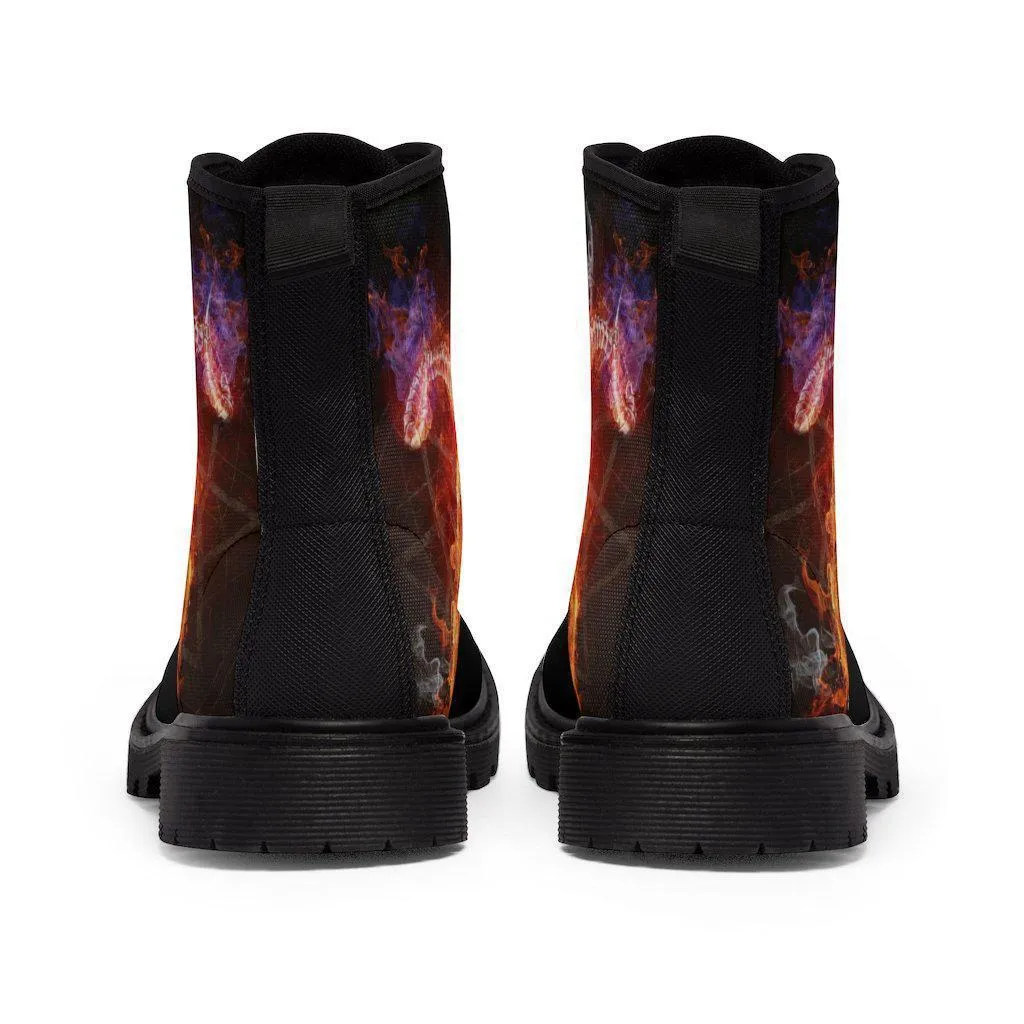 Skull Fire Boots