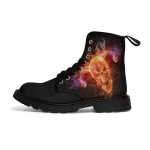 Skull Fire Boots
