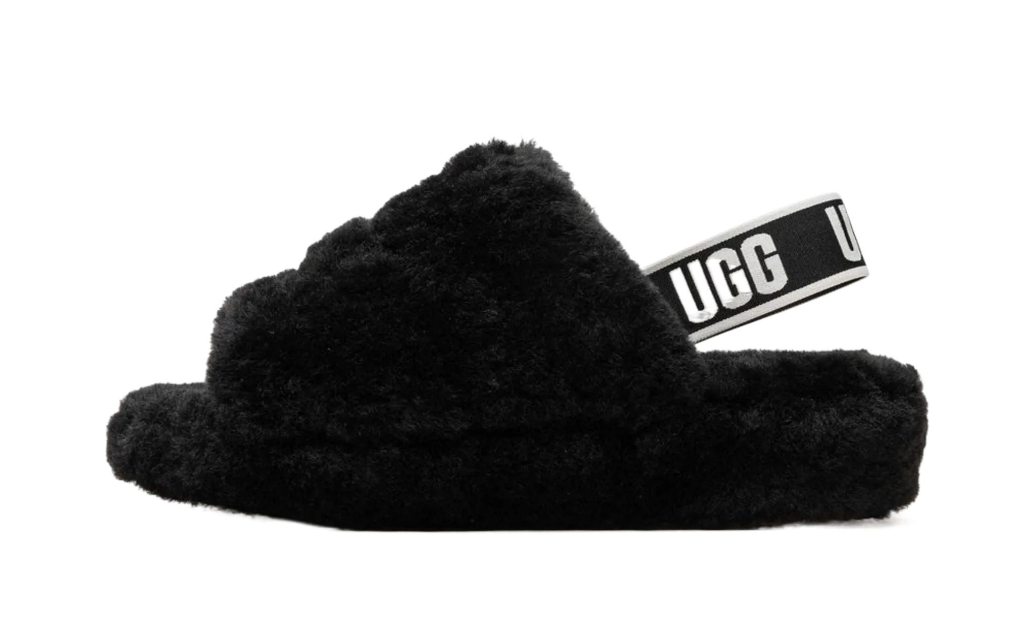 UGG Fluff Yeah Slide Black