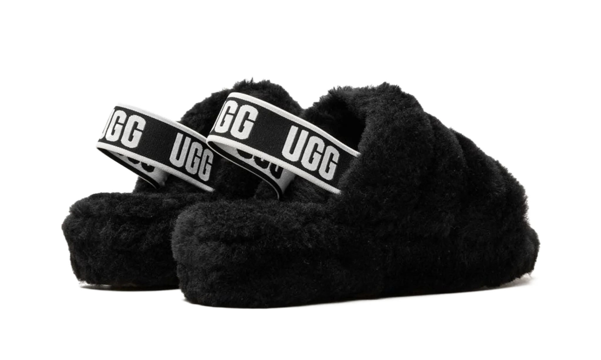 UGG Fluff Yeah Slide Black