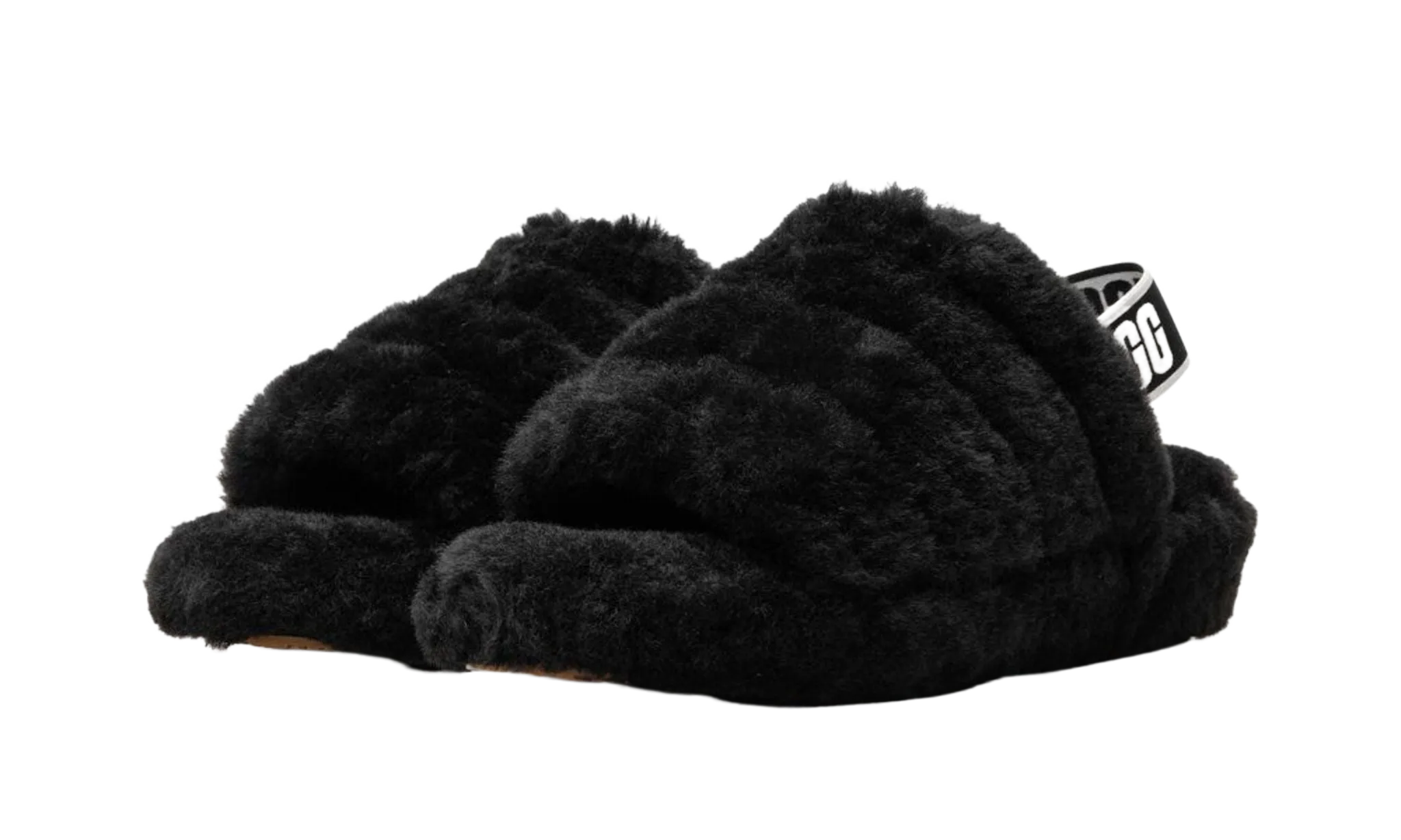UGG Fluff Yeah Slide Black