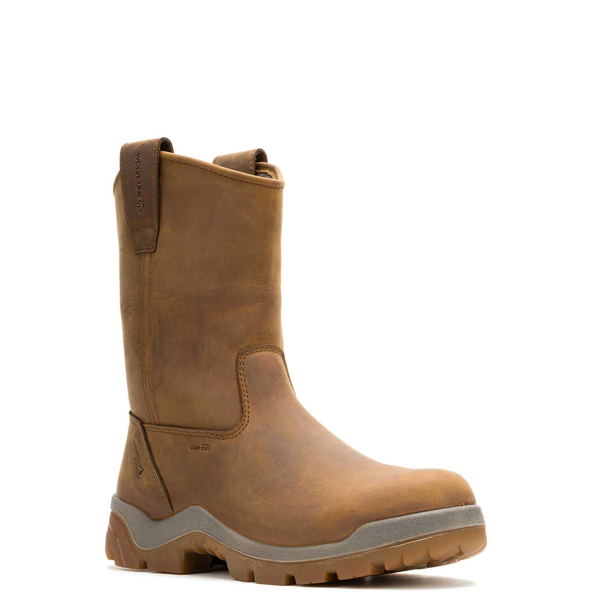 Wolverine Men's Vantage ft. HyperRest Pull-On CarbonMAX® Work Wellington - Dark Tan